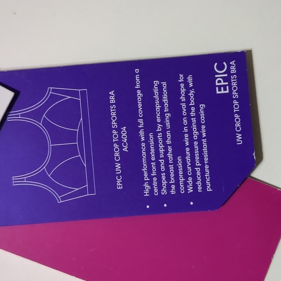 Freya Active Black and purple Sports Bra 34E - Picture 9 of 11